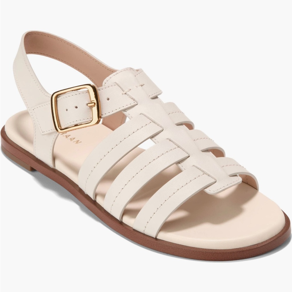 Cole Haan Women's Cream/Gold Sandals